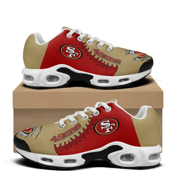 Men's San Francisco 49ers Air TN Sports Shoes/Sneakers 002